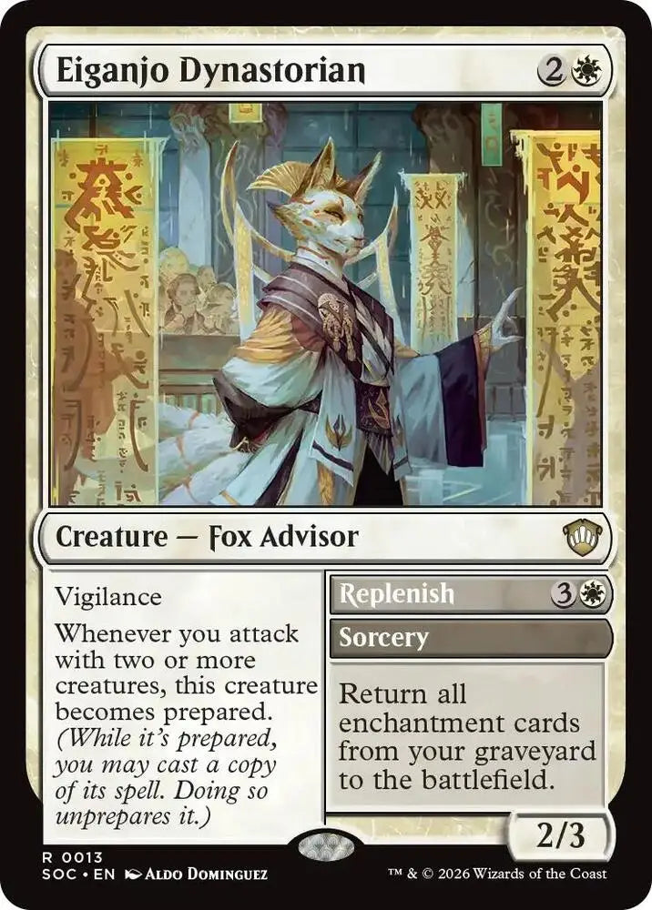 Eiganjo Dynastorian (13) [Secrets of Strixhaven Commander]