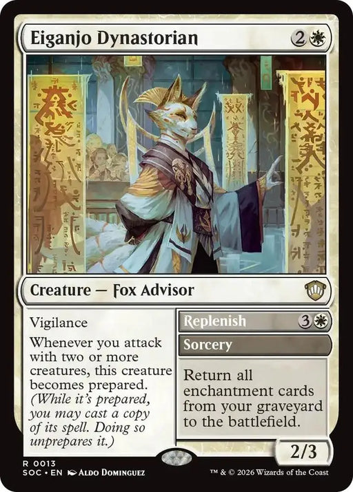Eiganjo Dynastorian (13) [Secrets of Strixhaven Commander]