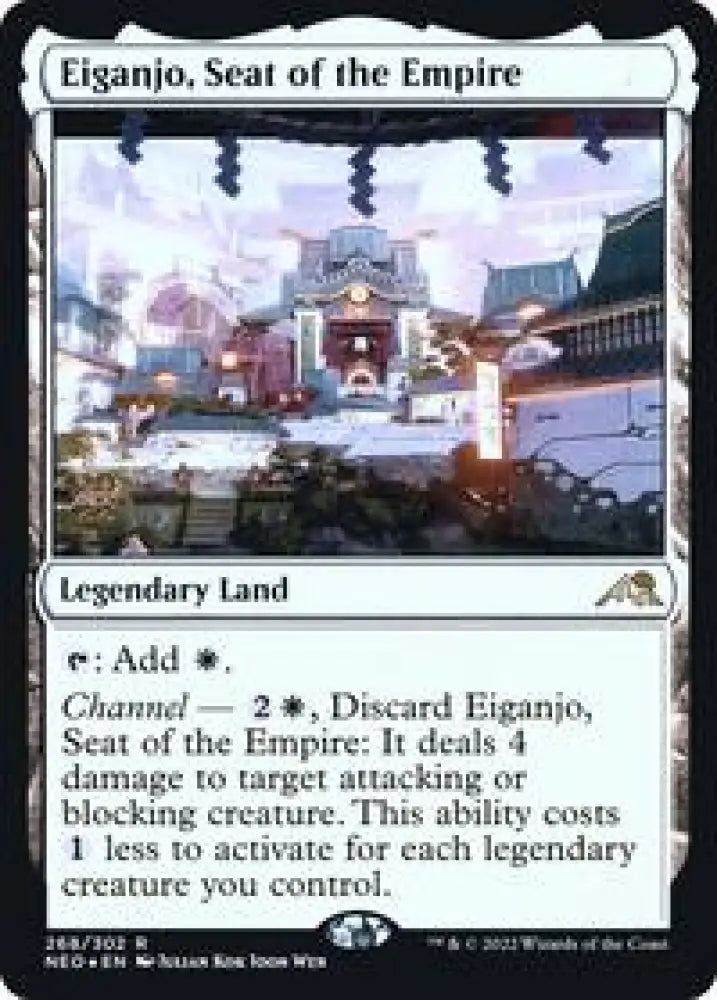 Eiganjo, Seat of the Empire (268) [Prerelease Cards]