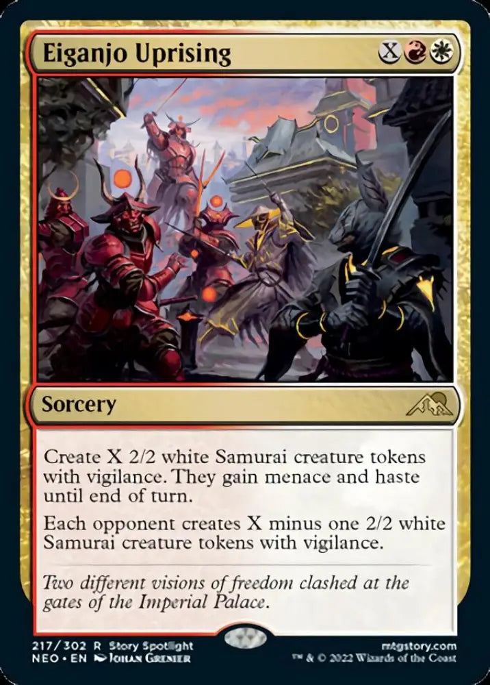 Eiganjo Uprising [Kamigawa: Neon Dynasty] - MTG Single