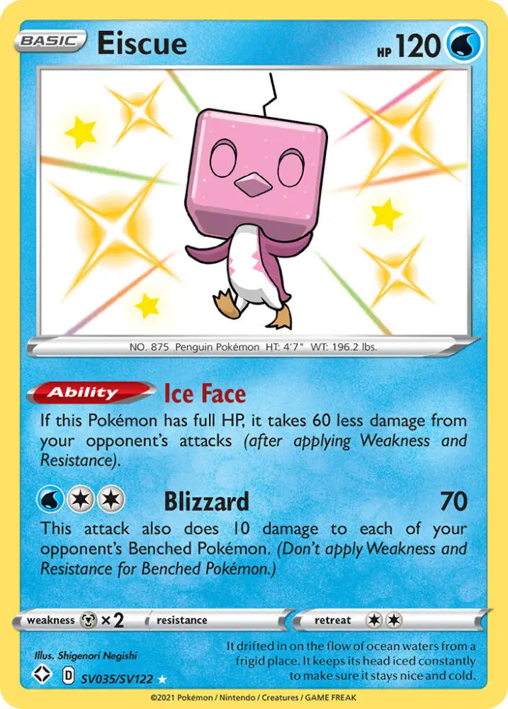 Eiscue (SV035/SV122) [Sword & Shield: Shining Fates] - Pokemon Single