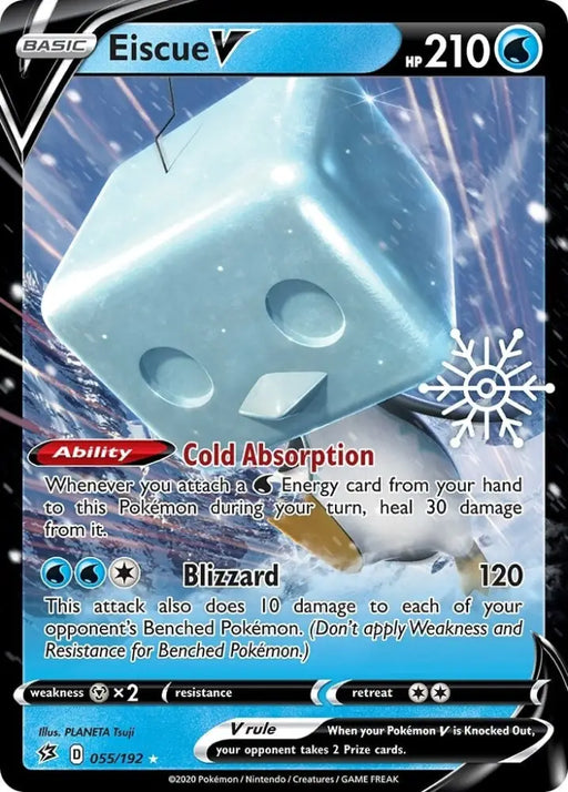 Eiscue V (055/192) (Holiday Calendar) [Sword & Shield: Rebel Clash] - Pokemon Single