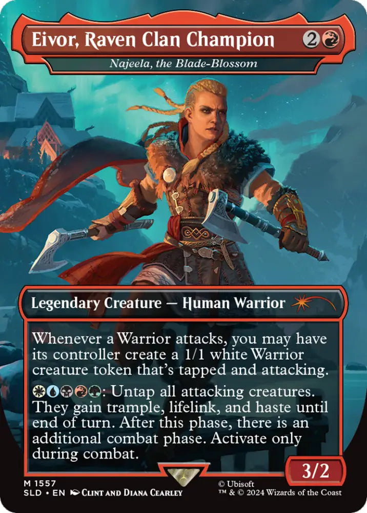 Eivor Raven Clan Champion - Najeela the Blade-Blossom [Secret Lair Drop Series] - MTG Single