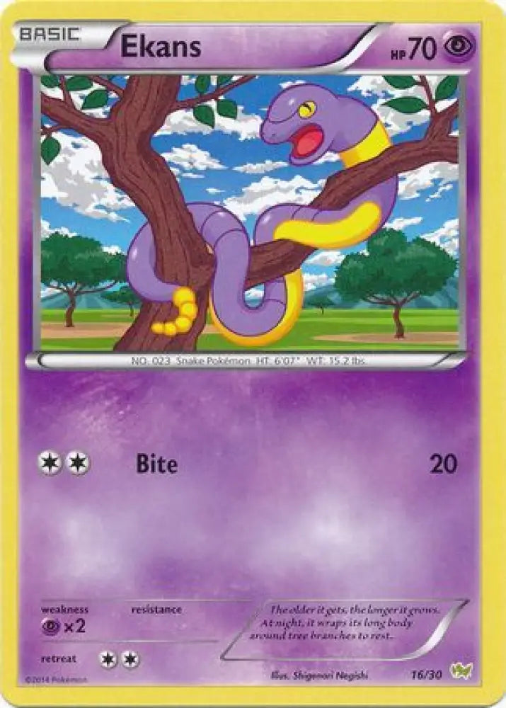 Ekans (16/30) [XY: Trainer Kit - Noivern] - Pokemon Single