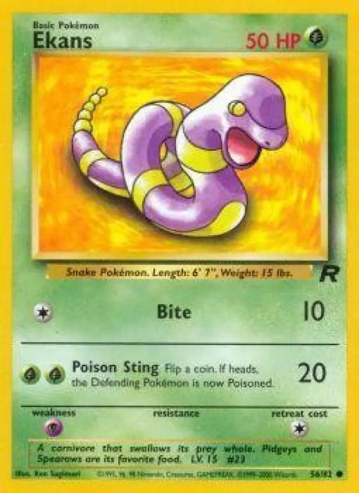 Ekans (56/82) [Team Rocket Unlimited] - Pokemon Single