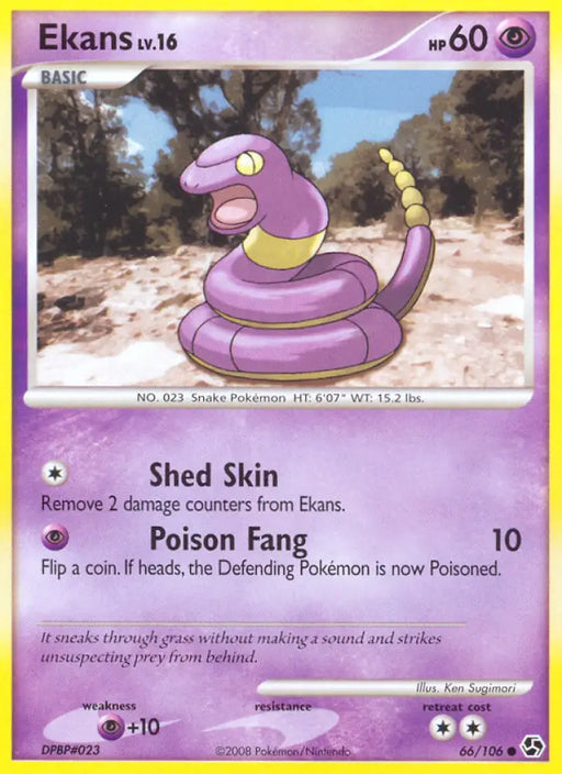 Ekans (66/106) [Diamond & Pearl: Great Encounters] - Pokemon Single
