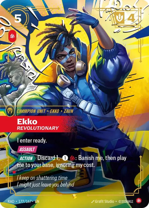 Ekko, Revolutionary (Overnumbered) (177/167) [Radiance]