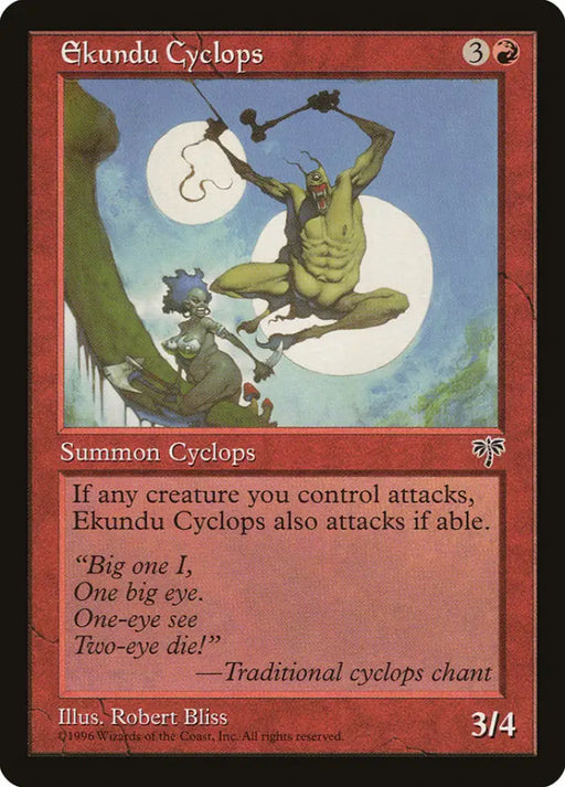 Ekundu Cyclops [Mirage] - MTG Single