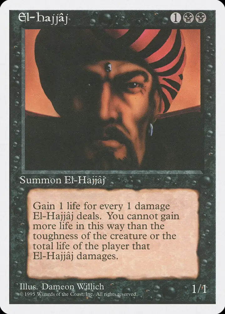 El-Hajjaj [Fourth Edition] - MTG Single