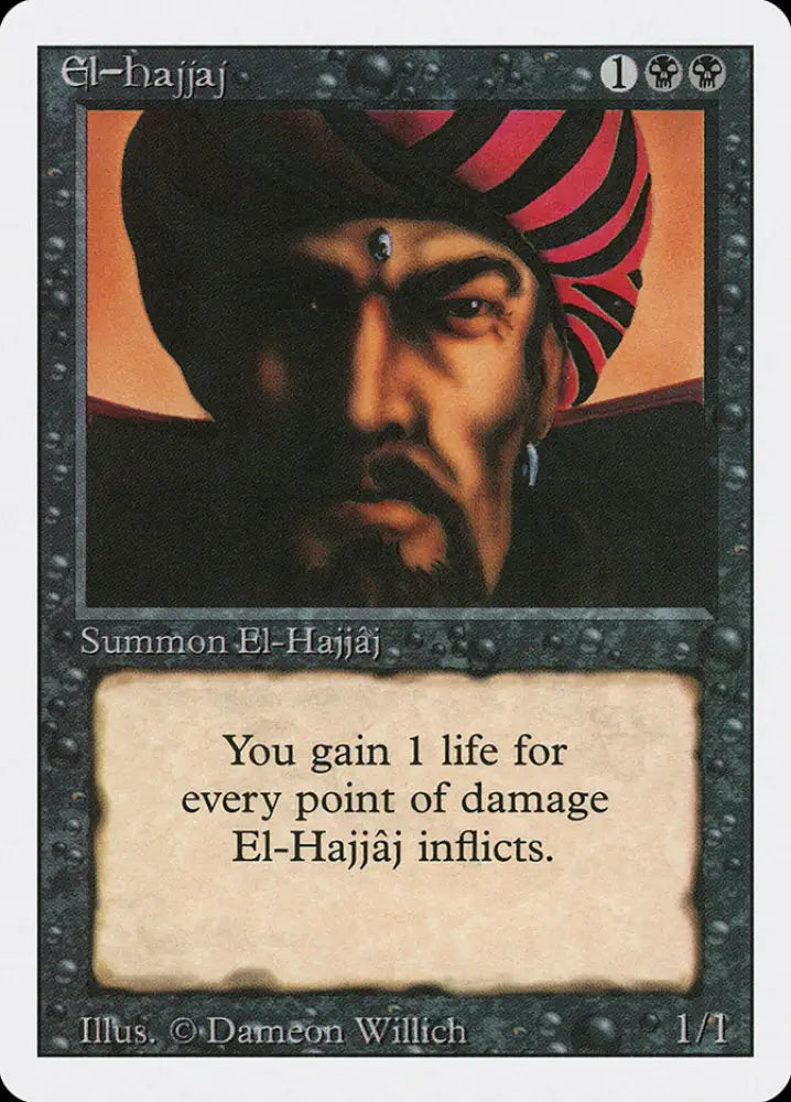 El-Hajjaj [Revised Edition] - MTG Single