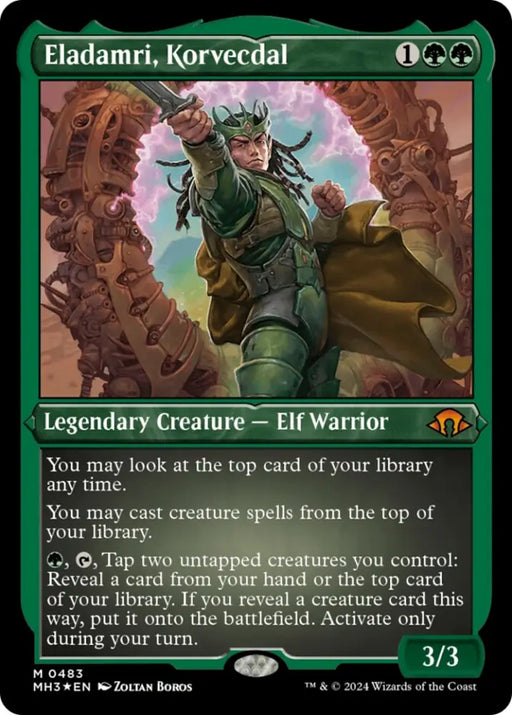 Eladamri Korvecdal (Foil Etched) [Modern Horizons 3] - MTG Single