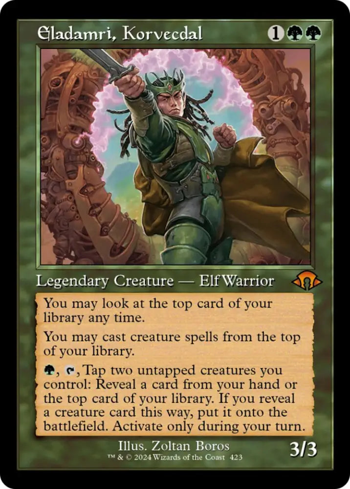 Eladamri Korvecdal (Retro) [Modern Horizons 3] - MTG Single