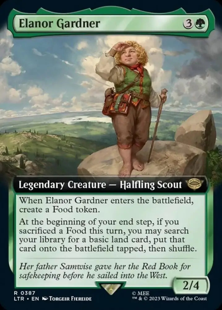 Elanor Gardner (Extended Art) [The Lord of the Rings: Tales of Middle-Earth] - MTG Single