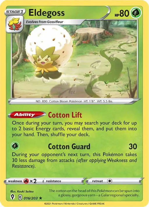 Eldegoss (016/203) [Sword & Shield: Evolving Skies] - Pokemon Single