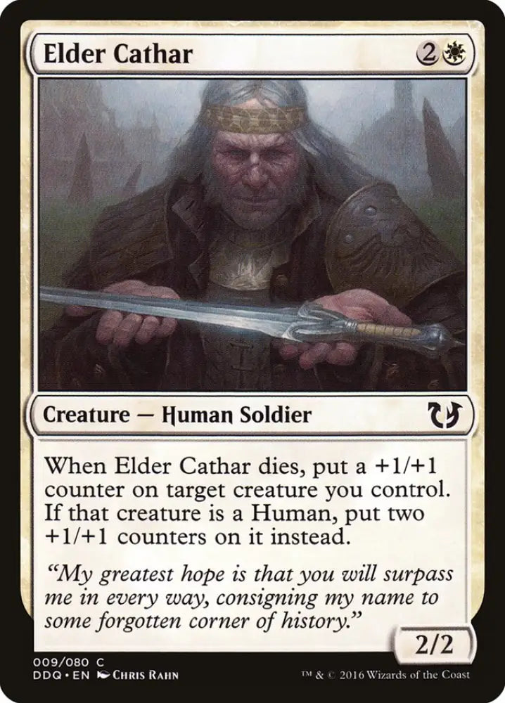Elder Cathar [Duel Decks: Blessed vs. Cursed] - MTG Single