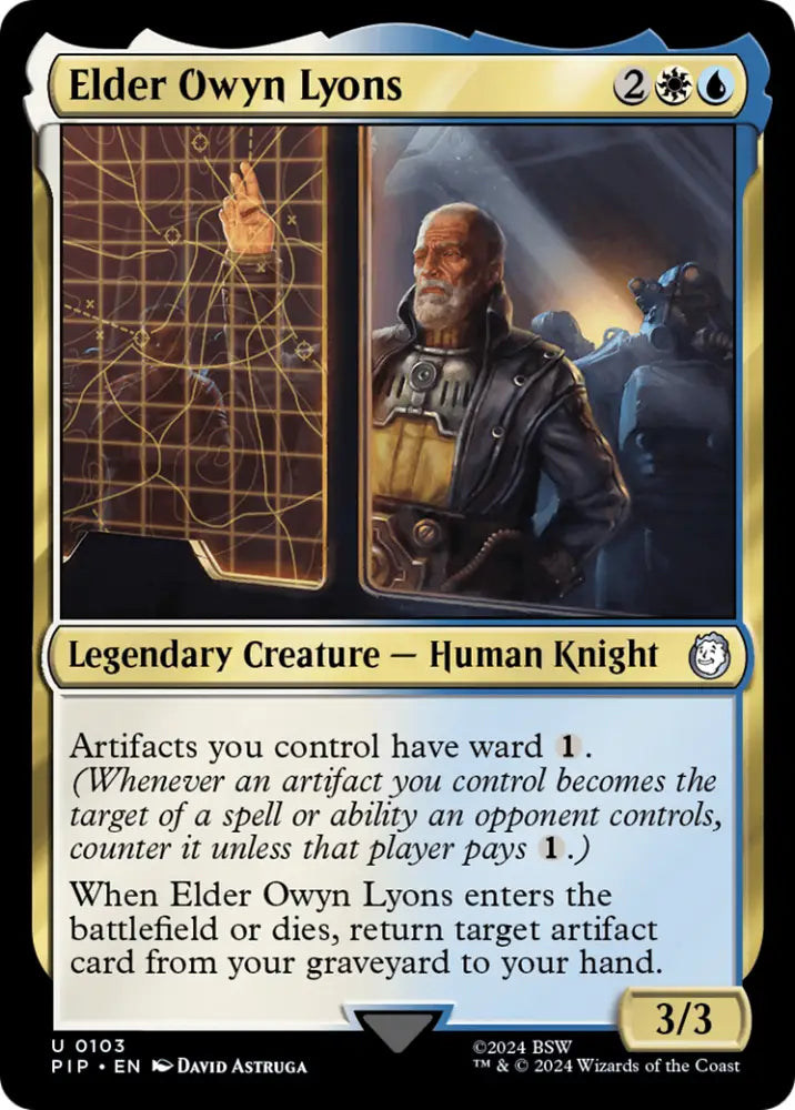 Elder Owyn Lyons [Fallout] - MTG Single