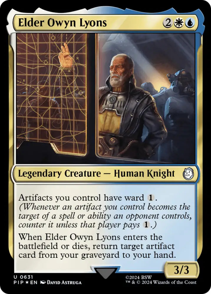 Elder Owyn Lyons (Surge Foil) [Fallout] - MTG Single