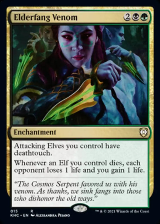 Elderfang Venom [Kaldheim Commander] - MTG Single