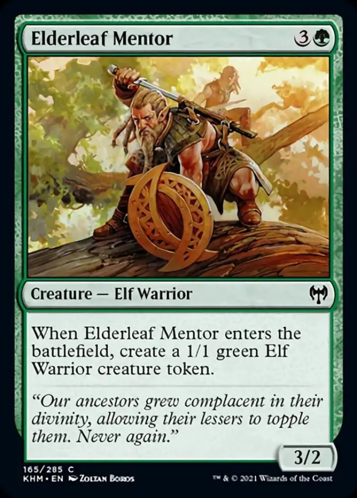 Elderleaf Mentor [Kaldheim] - MTG Single