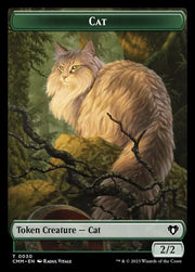 Eldrazi // Cat (0030) Double-Sided Token [Commander Masters Tokens] - MTG Single