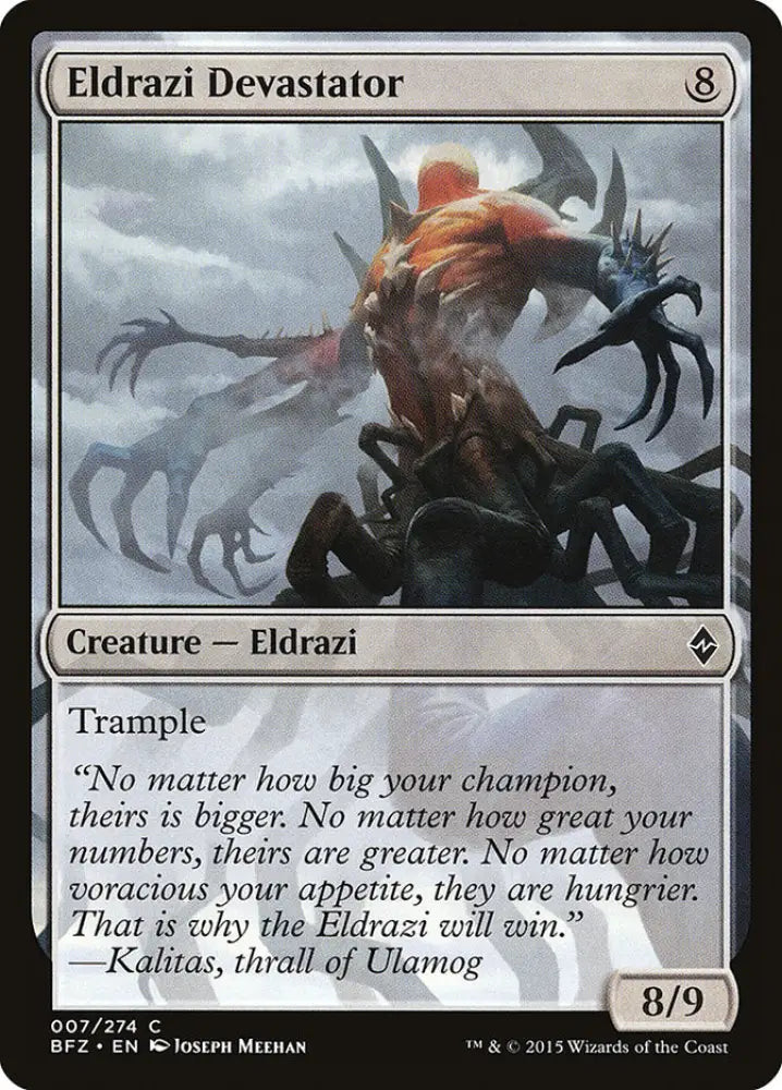 Eldrazi Devastator [Battle for Zendikar] - MTG Single