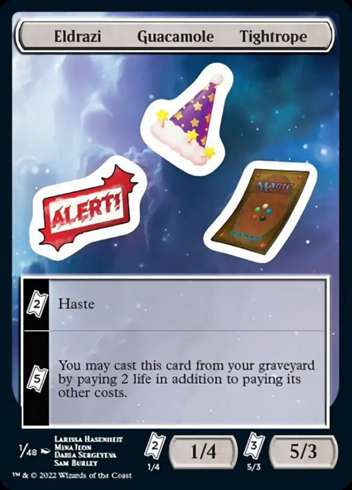 Eldrazi Guacamole Tightrope [Unfinity Stickers] - MTG Single