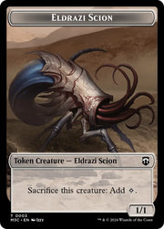 Eldrazi Scion // Eldrazi Spawn Double-Sided Token [Modern Horizons 3 Commander Tokens] - MTG Single