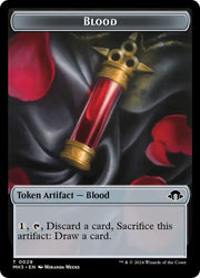 Eldrazi Spawn // Blood Double-Sided Token [Modern Horizons 3 Tokens] - MTG Single