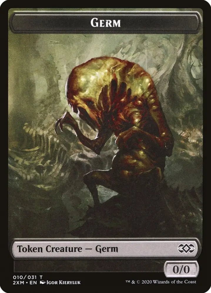 Eldrazi Spawn // Germ Double-Sided Token [Double Masters Tokens] - MTG Single