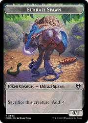 Eldrazi Spawn // Phyrexian Beast Double-Sided Token [Commander Masters Tokens] - MTG Single