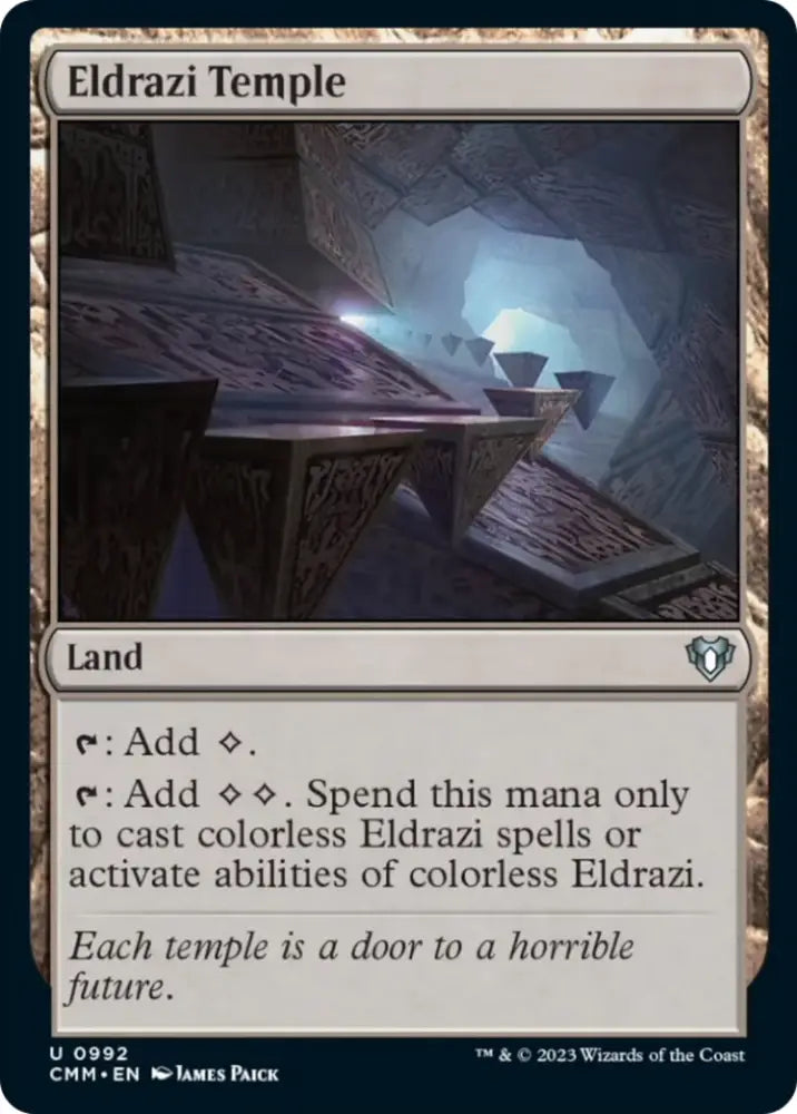 Eldrazi Temple [Commander Masters] - MTG Single