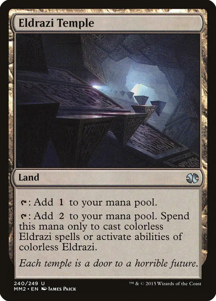Eldrazi Temple [Modern Masters 2015] - MTG Single