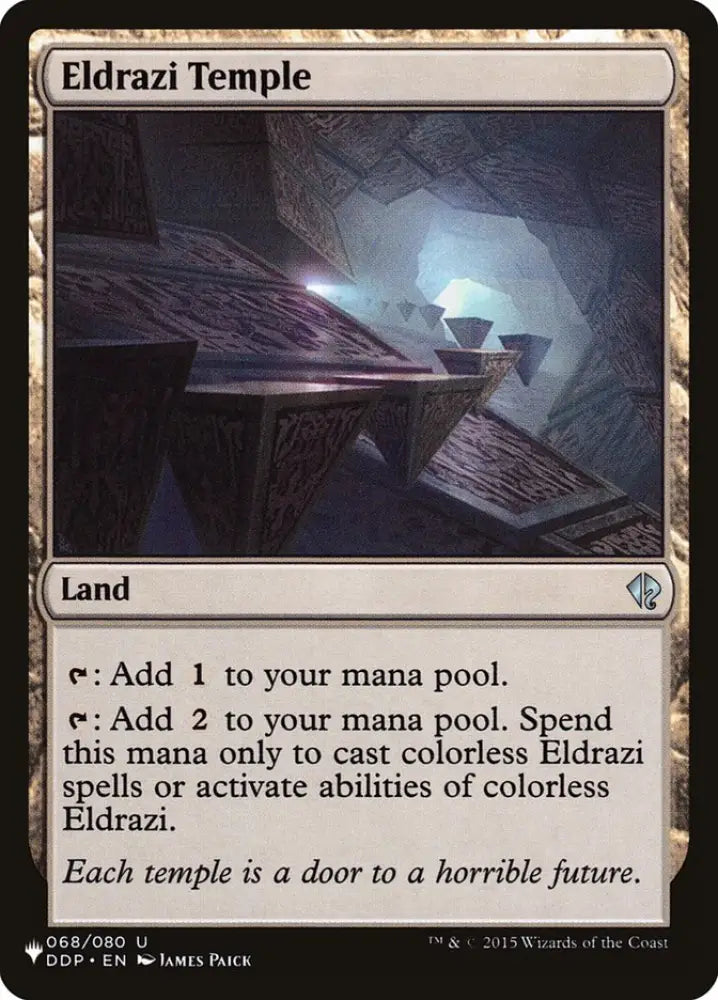 Eldrazi Temple [The List] - MTG Single