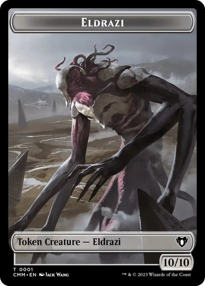Eldrazi // Thrull Double-Sided Token [Commander Masters Tokens] - MTG Single