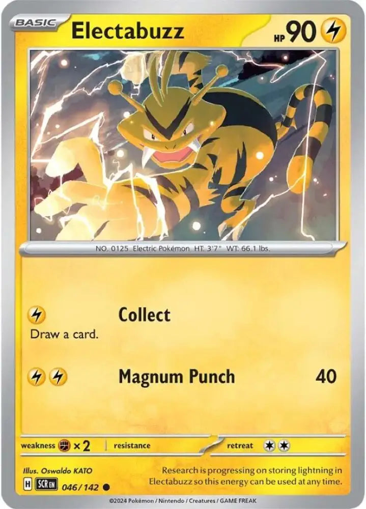 Electabuzz (046/142) [Scarlet & Violet: Stellar Crown] - Pokemon Single