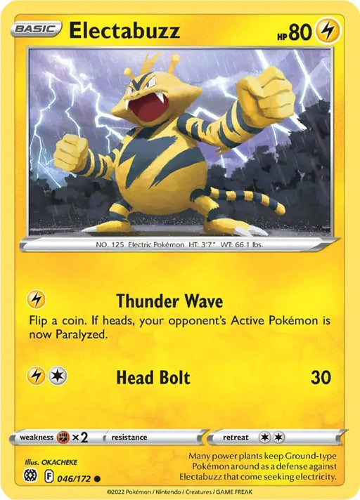 Electabuzz (046/172) [Sword & Shield: Brilliant Stars] - Pokemon Single