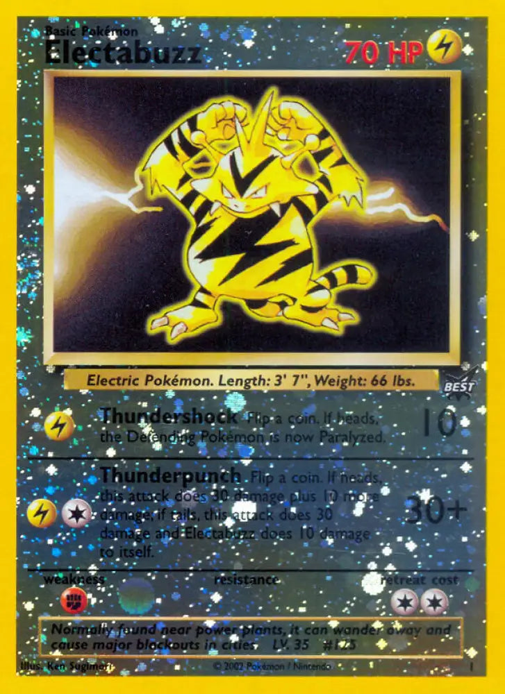 Electabuzz (1) [Best of Promos] - Pokemon Single