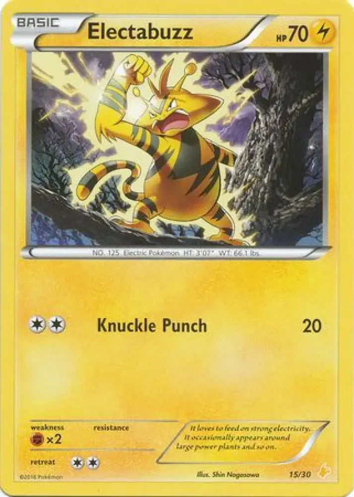 Electabuzz (15/30) [XY: Trainer Kit 3 - Pikachu Libre] - Pokemon Single