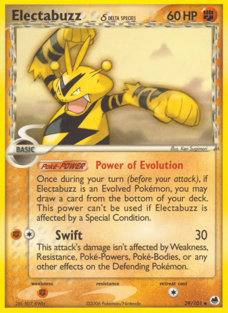 Electabuzz (29/101) (Delta Species) [EX: Dragon Frontiers] - Pokemon Single