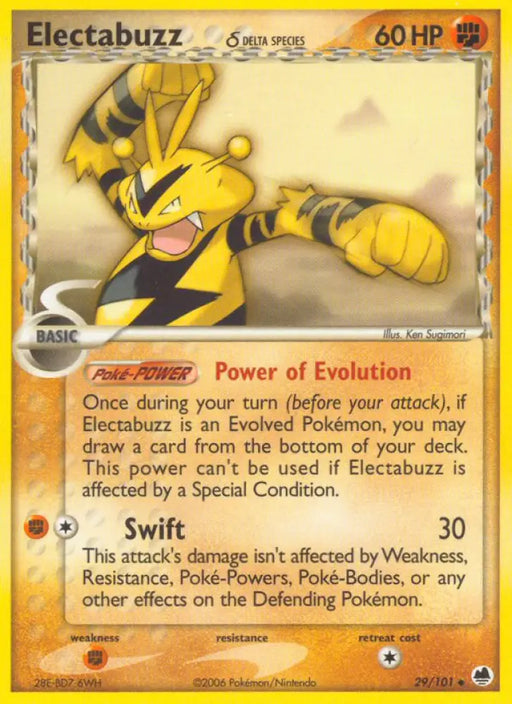 Electabuzz (29/101) (Delta Species) [EX: Dragon Frontiers] - Pokemon Single