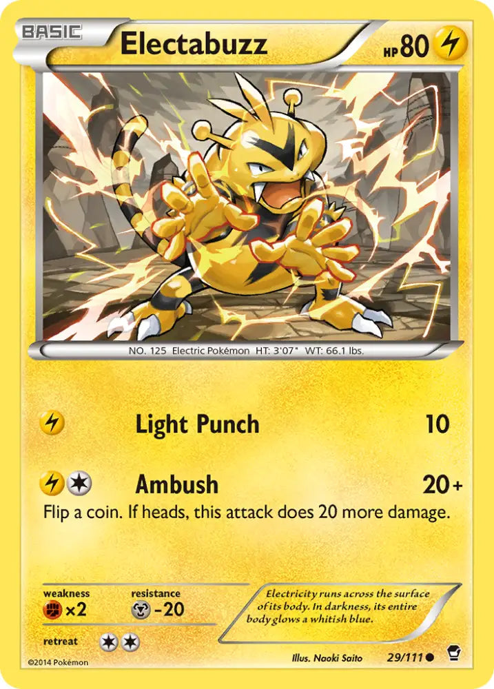 Electabuzz (29/111) [XY: Furious Fists] - Pokemon Single