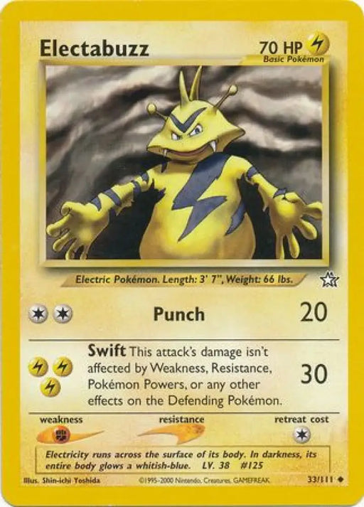 Electabuzz (33/111) [Neo Genesis Unlimited] - Pokemon Single