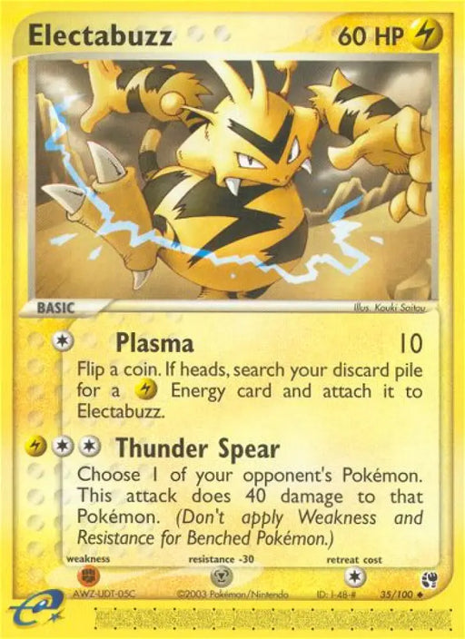 Electabuzz (35/100) [EX: Sandstorm] - Pokemon Single