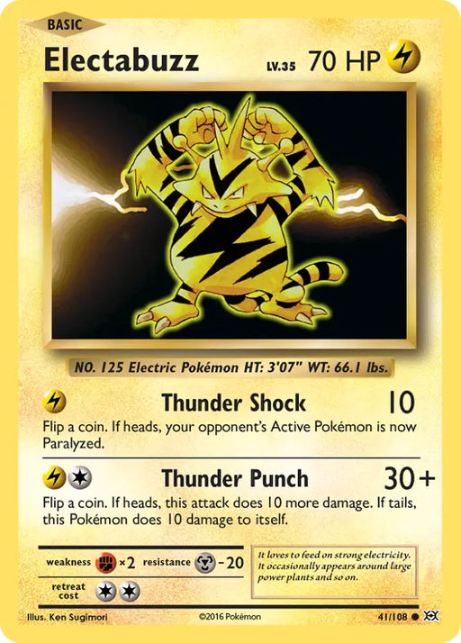 Electabuzz (41/108) [XY: Evolutions] - Pokemon Single