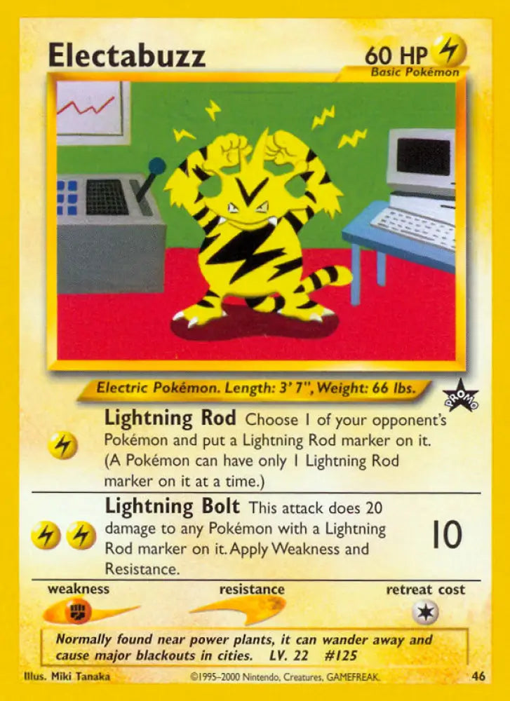 Electabuzz (46) [Wizards of the Coast: Black Star Promos] - Pokemon Single
