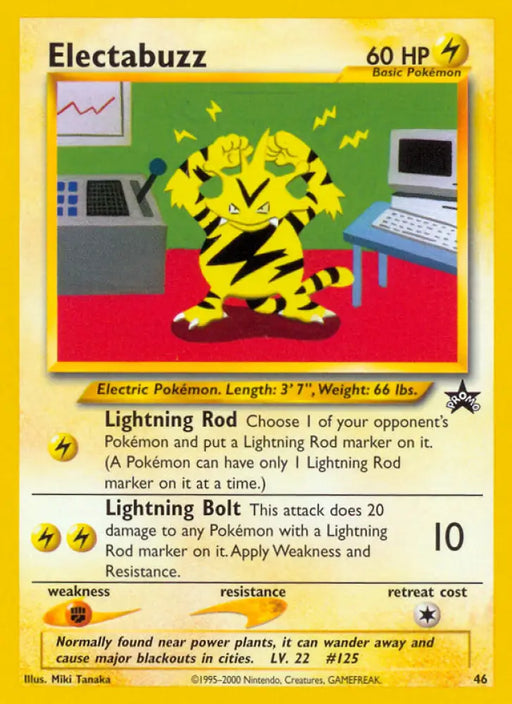 Electabuzz (46) [Wizards of the Coast: Black Star Promos] - Pokemon Single