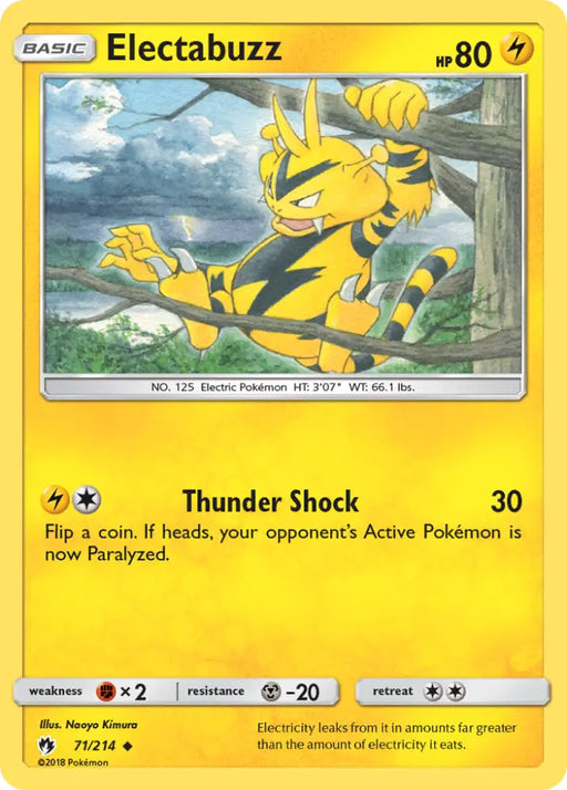 Electabuzz (71/214) [Sun & Moon: Lost Thunder] - Pokemon Single