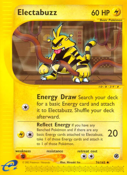 Electabuzz (76/165) [Expedition: Base Set] - Pokemon Single