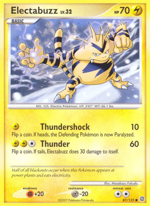 Electabuzz (87/132) [Diamond & Pearl: Secret Wonders] - Pokemon Single