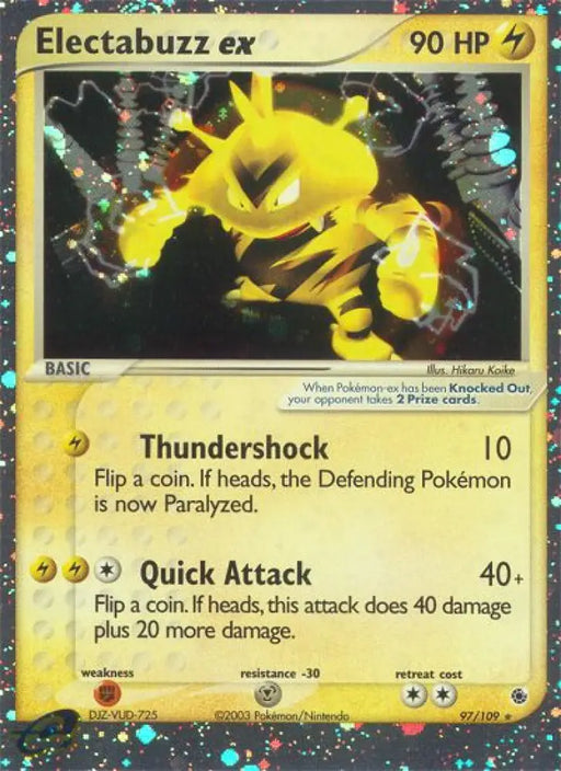 Electabuzz ex (97/109) [EX: Ruby & Sapphire] - Pokemon Single